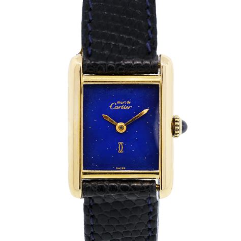 cartier tank must blue|cartier tank must watch price.